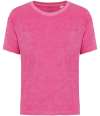 NS319 Native Spirit Kids Terry Towel T-Shirt Candy Rose colour image